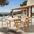 Fun - Salon De Jardin 8/10 Pers - Beige/Marron