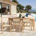 Fun - Salon De Jardin 8/10 Pers - Beige/Marron