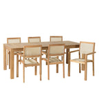 Fun - Salon De Jardin 8/10 Pers - Beige/Marron