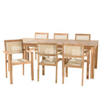 Fun - Salon De Jardin 8/10 Pers - Beige/Marron