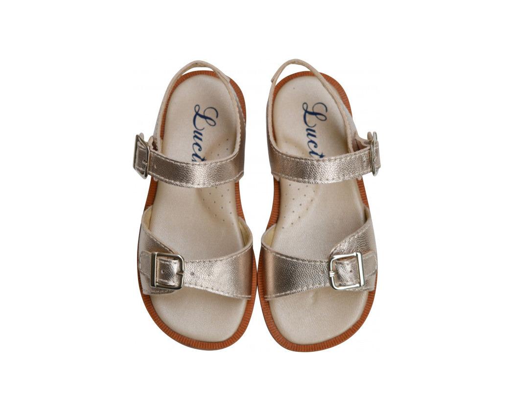 Nu-Pieds Reglables - Or - Fille