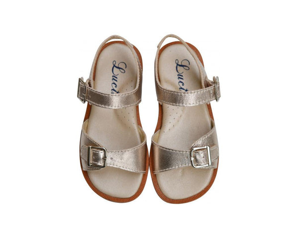 Nu-Pieds Reglables - Or - Fille