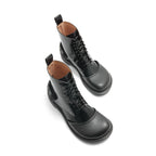 Bottes Loewe Leather Lace-Up - Black - Homme