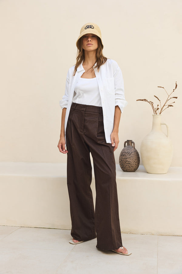 Pantalon Le Tiago - Marron Fonce