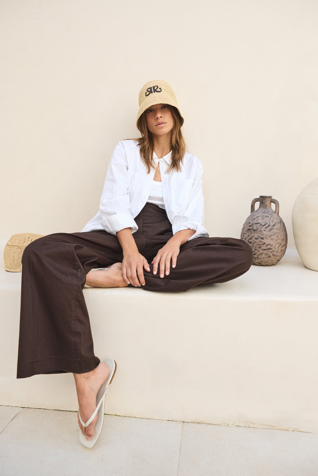 Pantalon Le Tiago - Marron Fonce