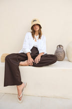 Pantalon Le Tiago - Marron Fonce