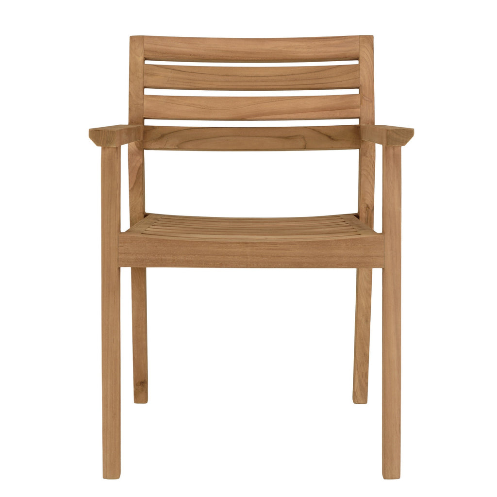 Kally - Lot De 2 Fauteuils Jardin - Marron