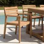 Kally - Lot De 2 Fauteuils Jardin - Marron