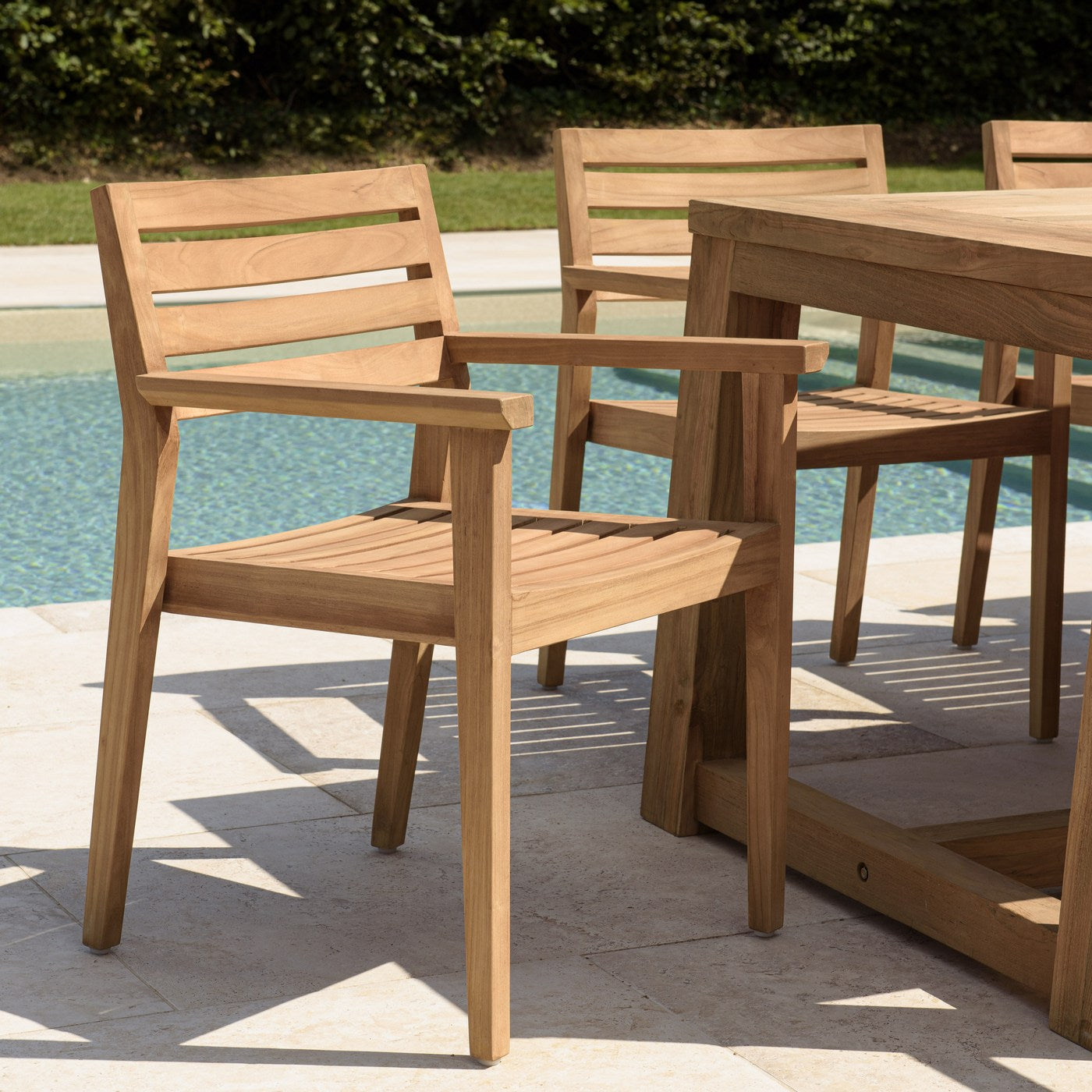 Kally - Lot De 2 Fauteuils Jardin - Marron