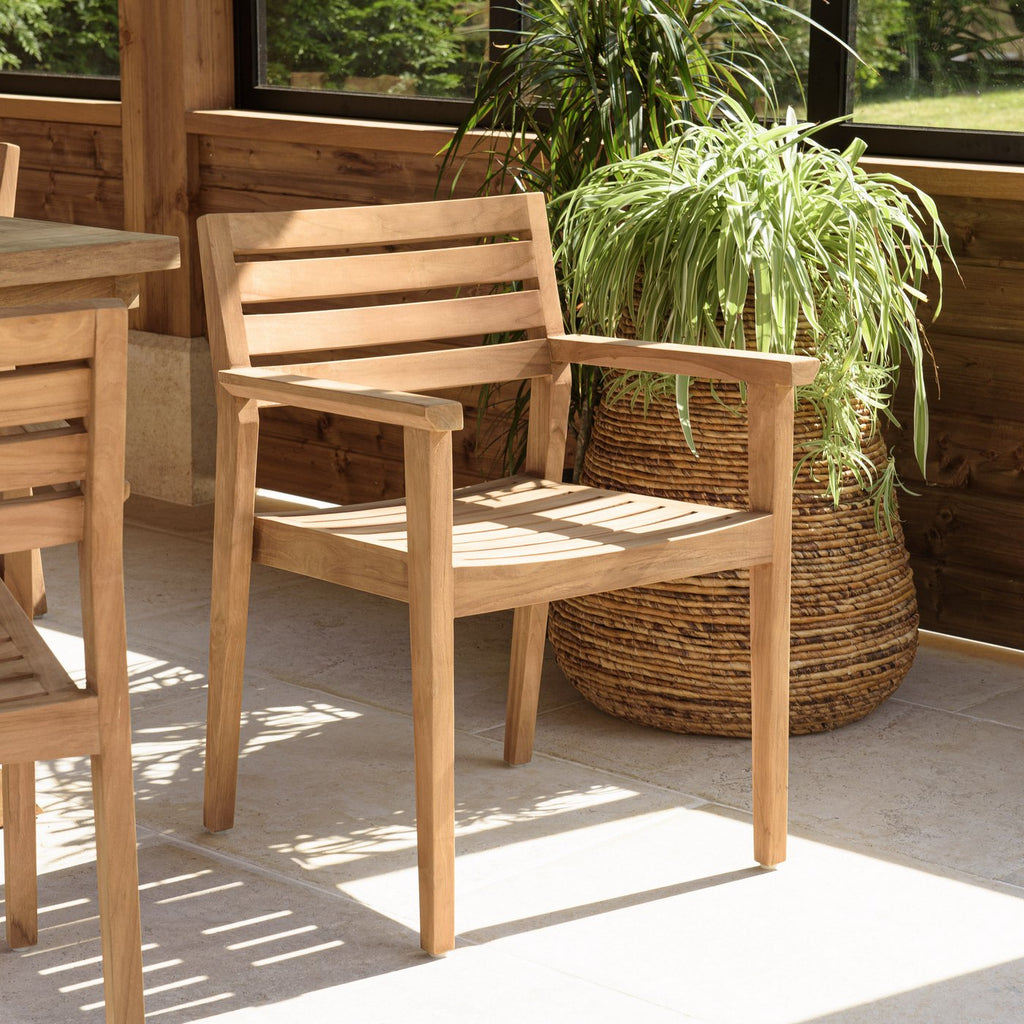 Kally - Lot De 2 Fauteuils Jardin - Marron