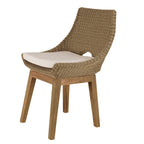Kally - Lot De 2 Chaises Jardin - Beige/Ecru/Marron