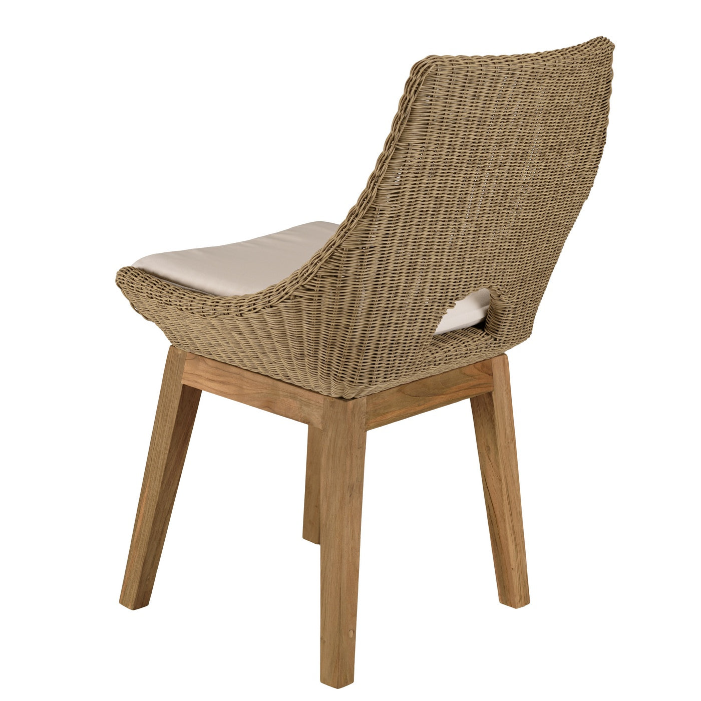 Kally - Lot De 2 Chaises Jardin - Beige/Ecru/Marron