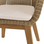 Kally - Lot De 2 Fauteuils Jardin - Beige/Ecru/Marron