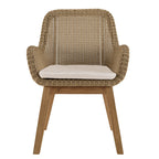 Kally - Lot De 2 Fauteuils Jardin - Beige/Ecru/Marron