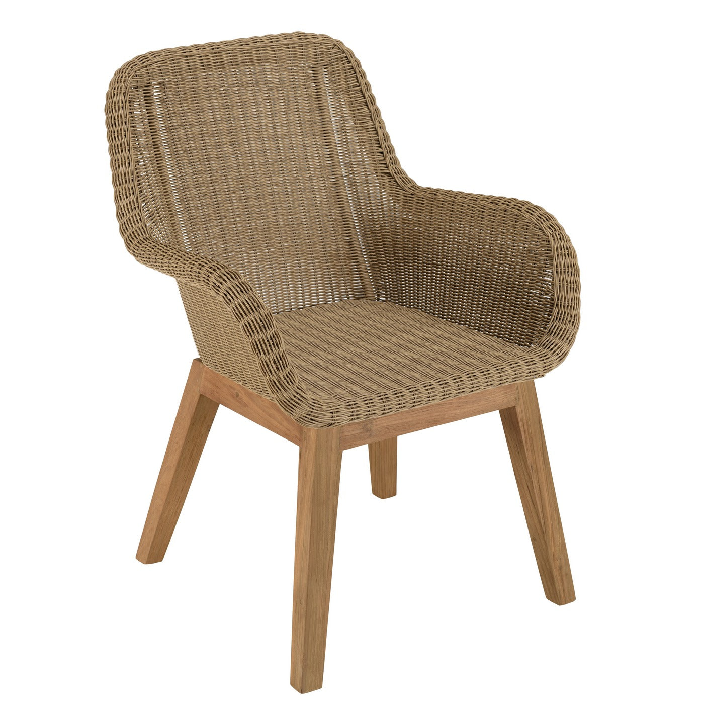 Kally - Lot De 2 Fauteuils Jardin - Beige/Ecru/Marron