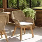 Kally - Lot De 2 Fauteuils Jardin - Beige/Ecru/Marron