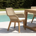 Kally - Lot De 2 Fauteuils Jardin - Beige/Ecru/Marron