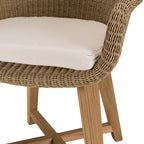 Kally - Lot De 2 Fauteuils Jardin - Beige/Ecru/Marron