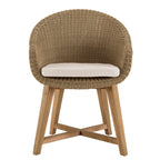 Kally - Lot De 2 Fauteuils Jardin - Beige/Ecru/Marron