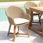 Kally - Lot De 2 Fauteuils Jardin - Beige/Ecru/Marron