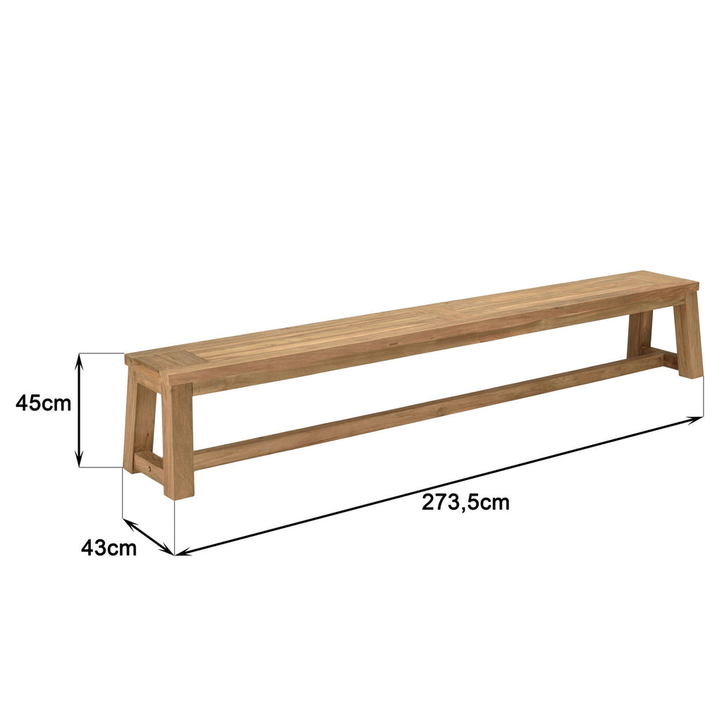 Kally - Banc De Jardin - Marron