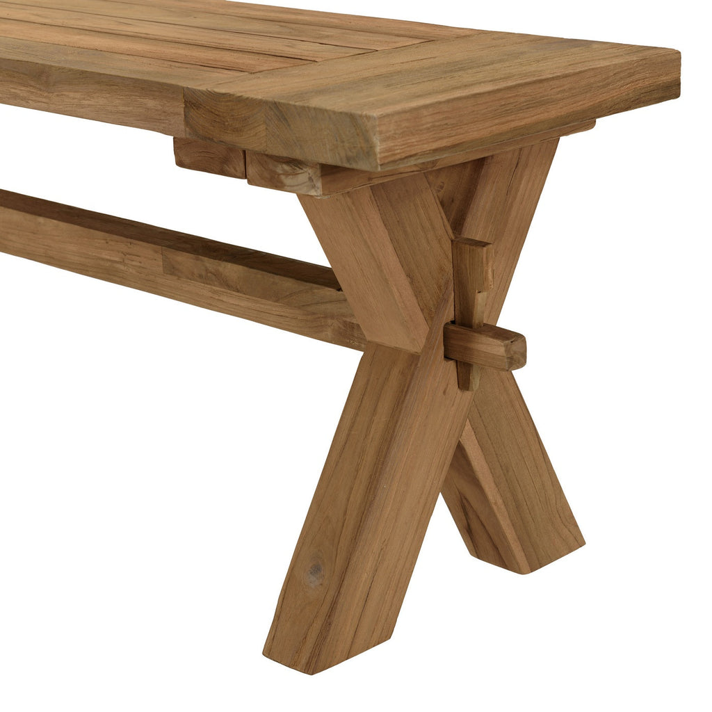 Kally - Banc De Jardin - Marron