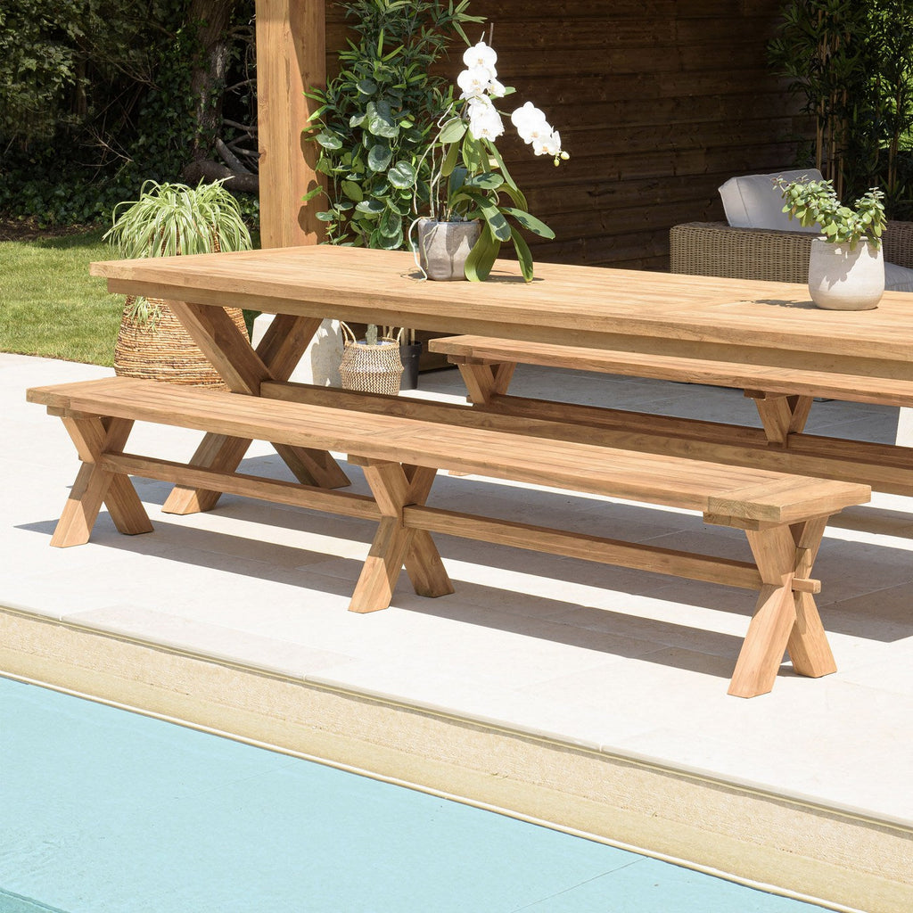 Kally - Banc De Jardin - Marron