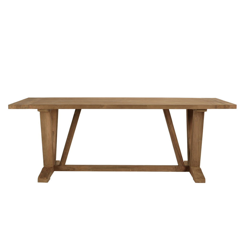 Kally - Table À Manger De Jardin - Marron