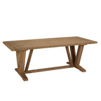 Kally - Table À Manger De Jardin - Marron