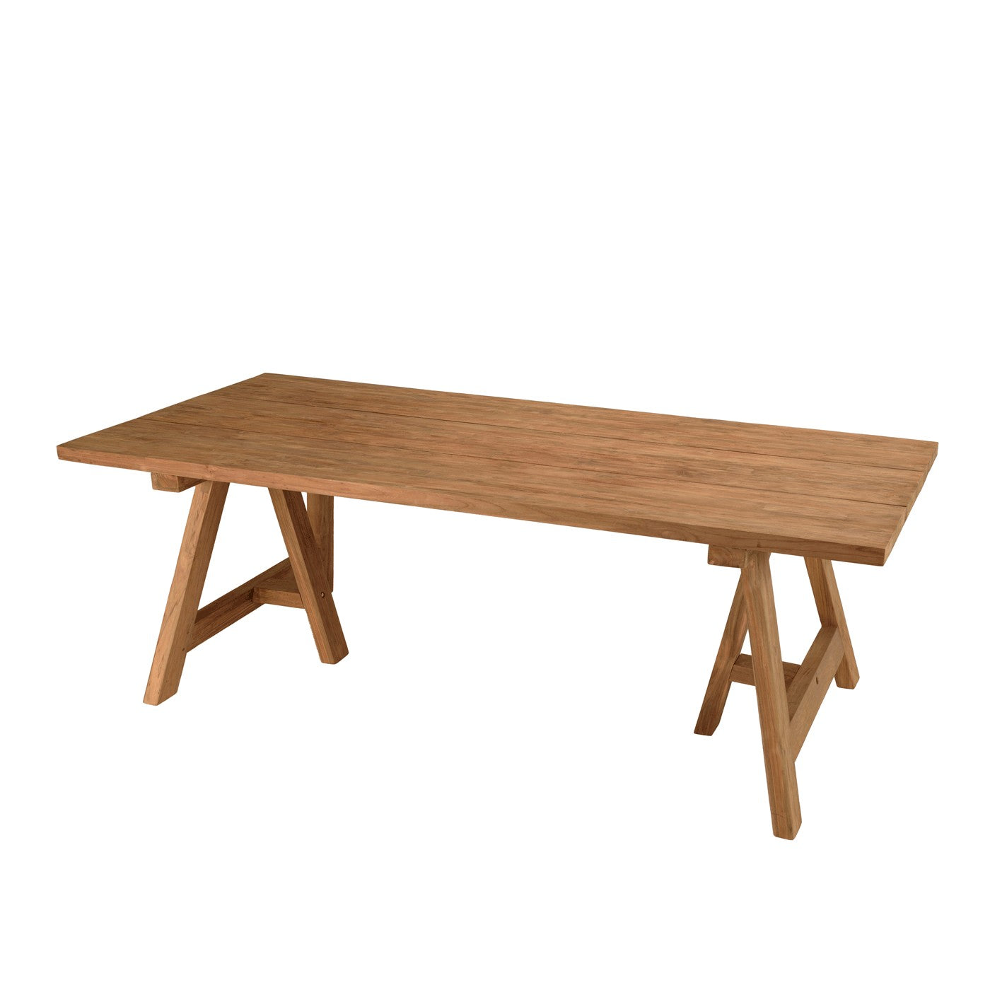 Kally - Table À Manger De Jardin - Marron