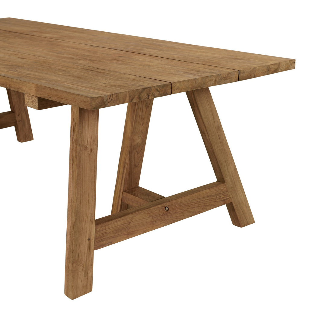 Kally - Table À Manger De Jardin - Marron