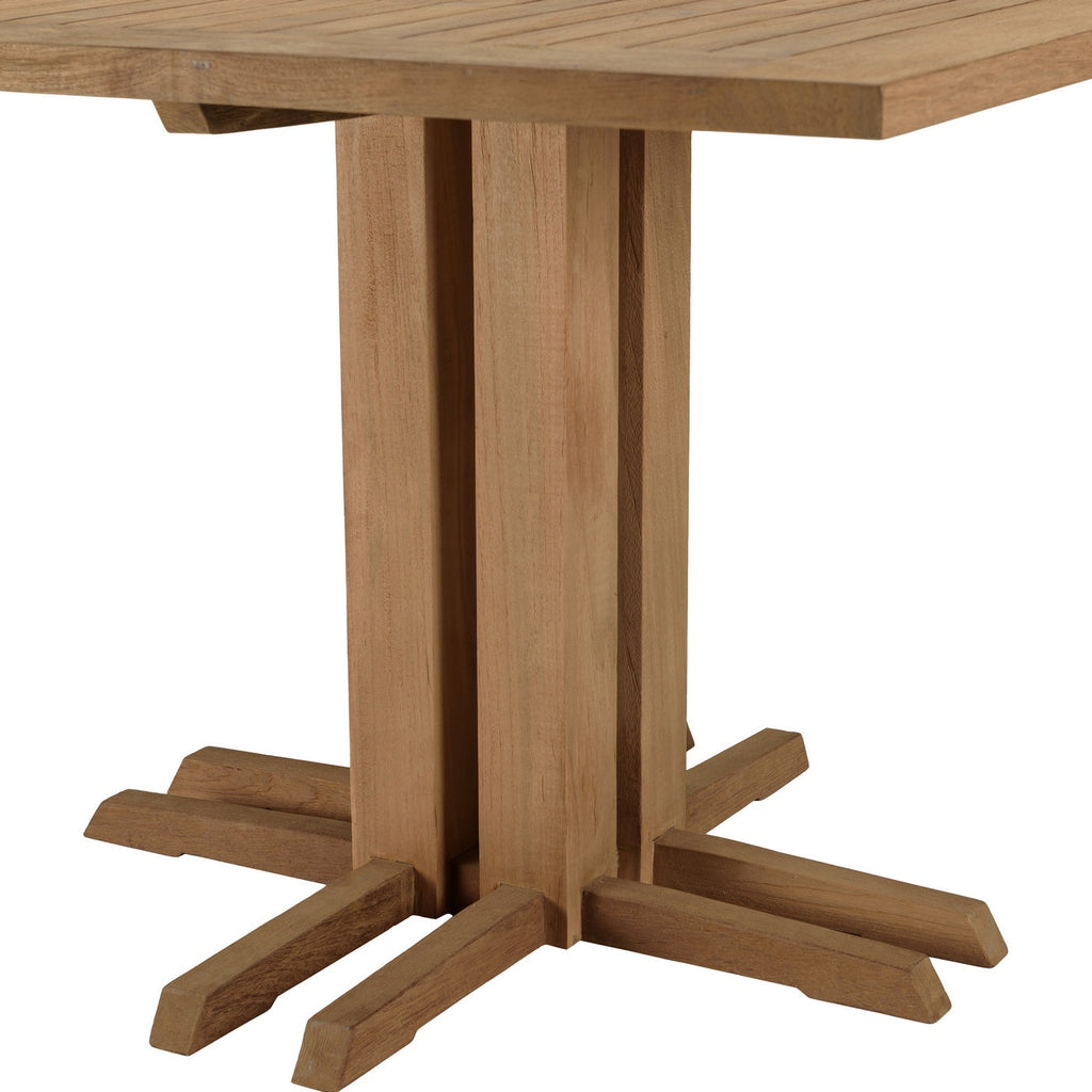 Kally - Table À Manger De Jardin - Marron