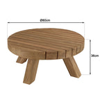 Kally - Table Basse De Jardin - Marron