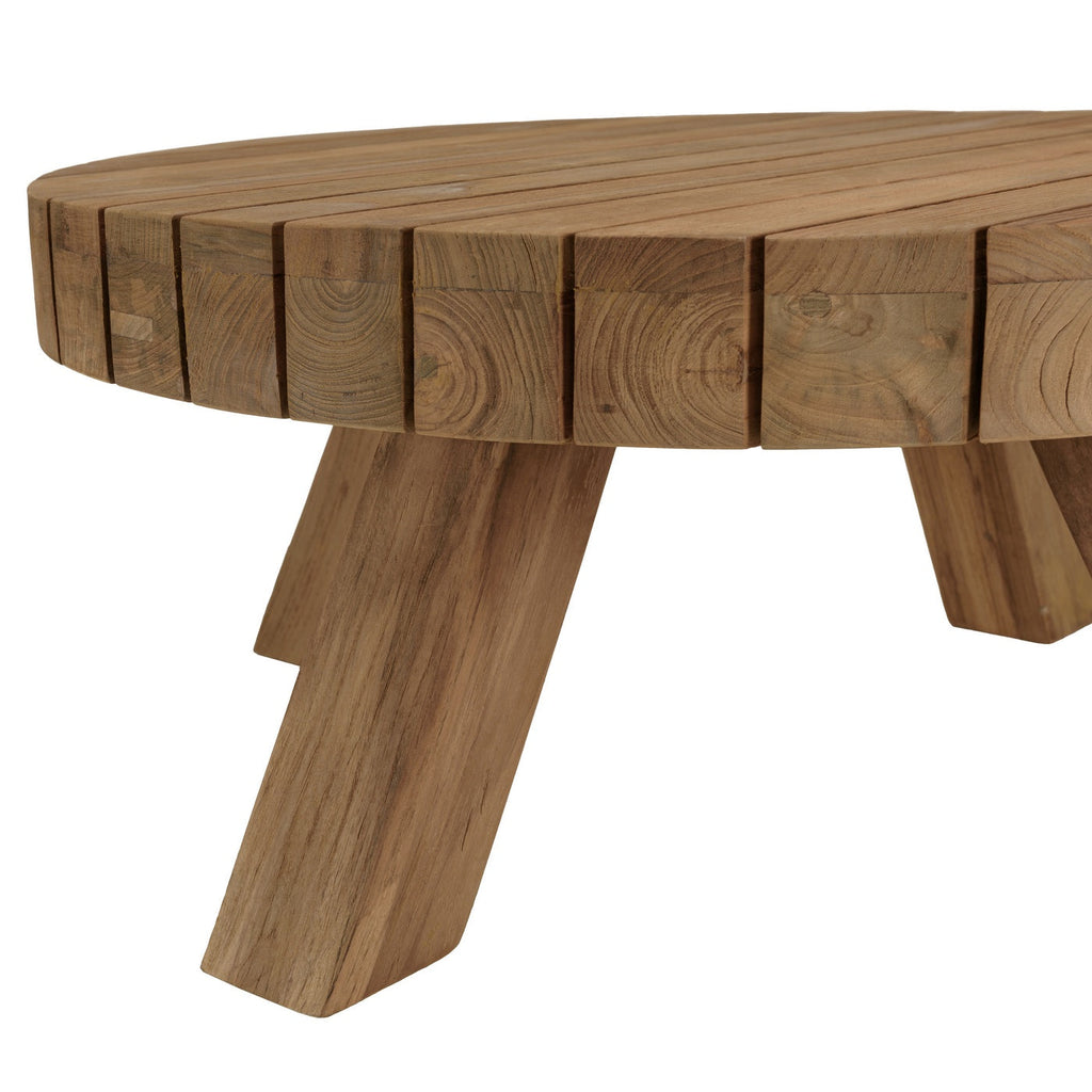 Kally - Table Basse De Jardin - Marron