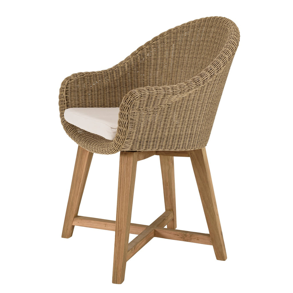 Kally - Salon De Jardin 6/8 Pers - Beige/Ecru/Marron