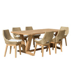 Kally - Salon De Jardin 6/8 Pers - Beige/Ecru/Marron
