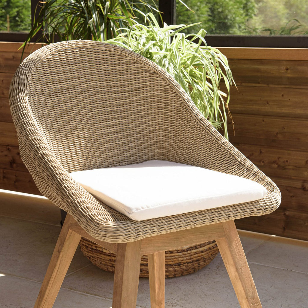 Kally - Salon De Jardin 6/8 Pers - Beige/Ecru/Marron