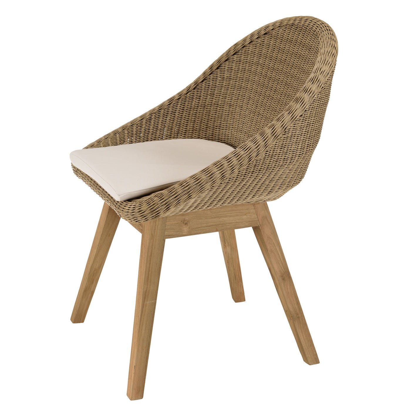Kally - Salon De Jardin 6/8 Pers - Beige/Ecru/Marron