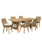 Kally - Salon De Jardin 6/8 Pers - Beige/Ecru/Marron
