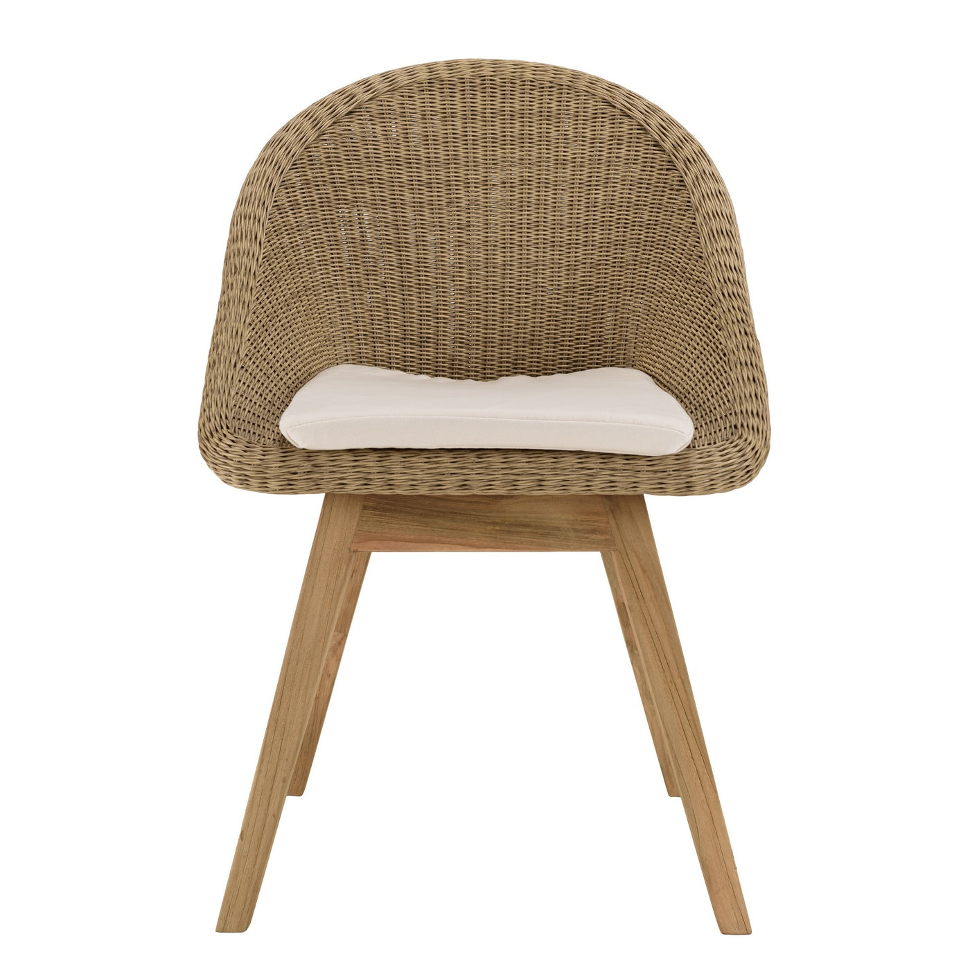 Kally - Salon De Jardin 6/8 Pers - Beige/Ecru/Marron