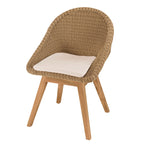 Kally - Salon De Jardin 6/8 Pers - Beige/Ecru/Marron