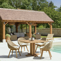 Kally - Salon De Jardin 4 Pers - Beige/Ecru/Marron