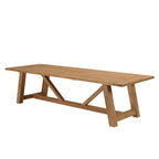 Kally - Table À Manger De Jardin - Marron