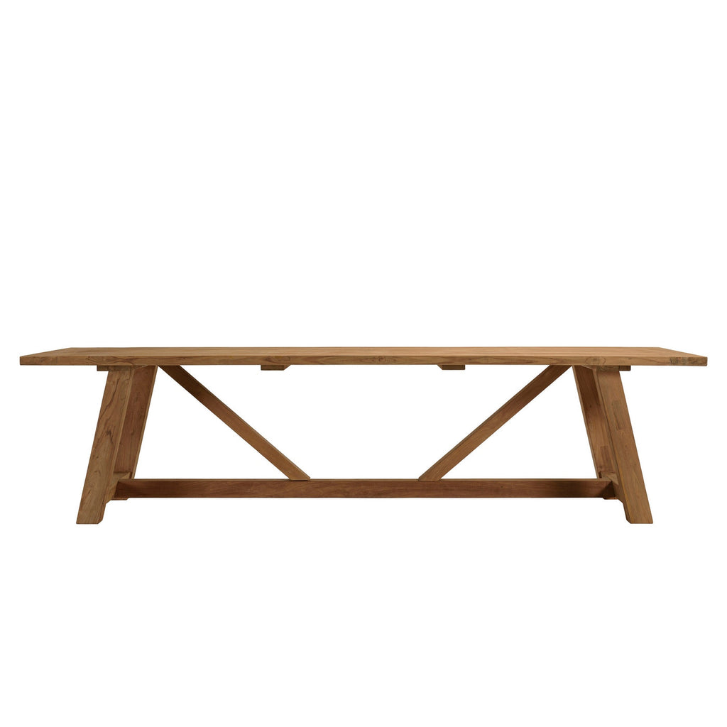 Kally - Table À Manger De Jardin - Marron