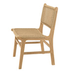 Valeria - Lot De 2 Chaises Jardin - Bois Clair/Beige