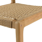 Valeria - Lot De 2 Chaises Jardin - Bois Clair/Beige