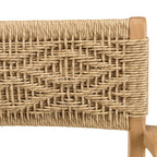 Valeria - Lot De 2 Fauteuils Jardin - Bois Clair/Beige