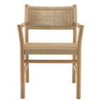 Valeria - Lot De 2 Fauteuils Jardin - Bois Clair/Beige