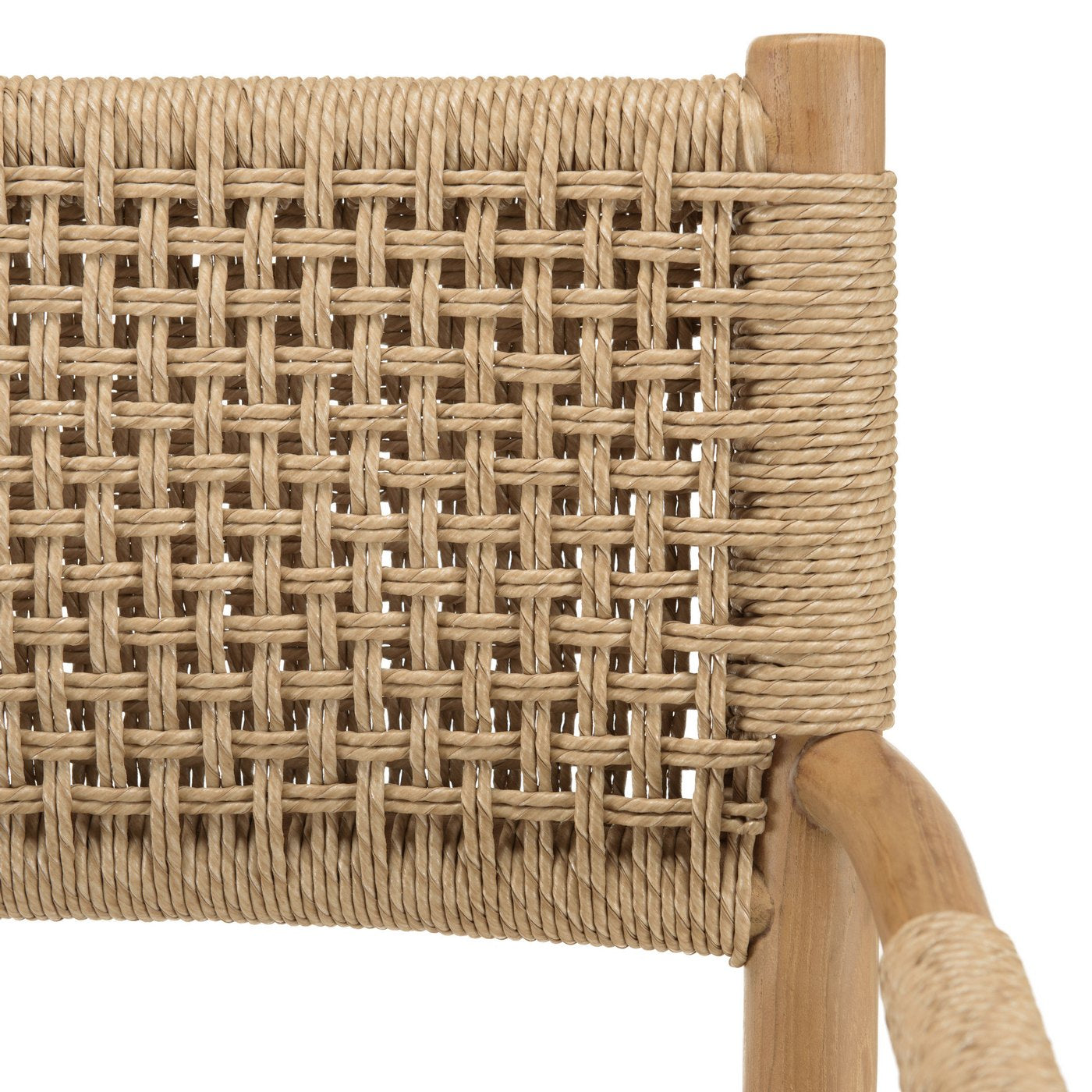 Valeria - Lot De 2 Fauteuils Jardin - Bois Clair/Beige