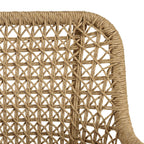 Valeria - Lot De 2 Fauteuils Jardin - Bois Clair/Blanc/Beige